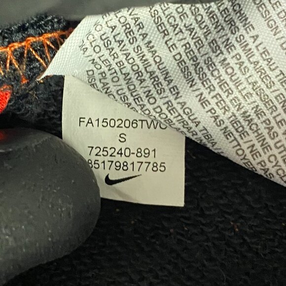 Nike Alumni Shoebox Shorts Men's Small Orange Gym Athletic Running Drawstring - Picture 7 of 12